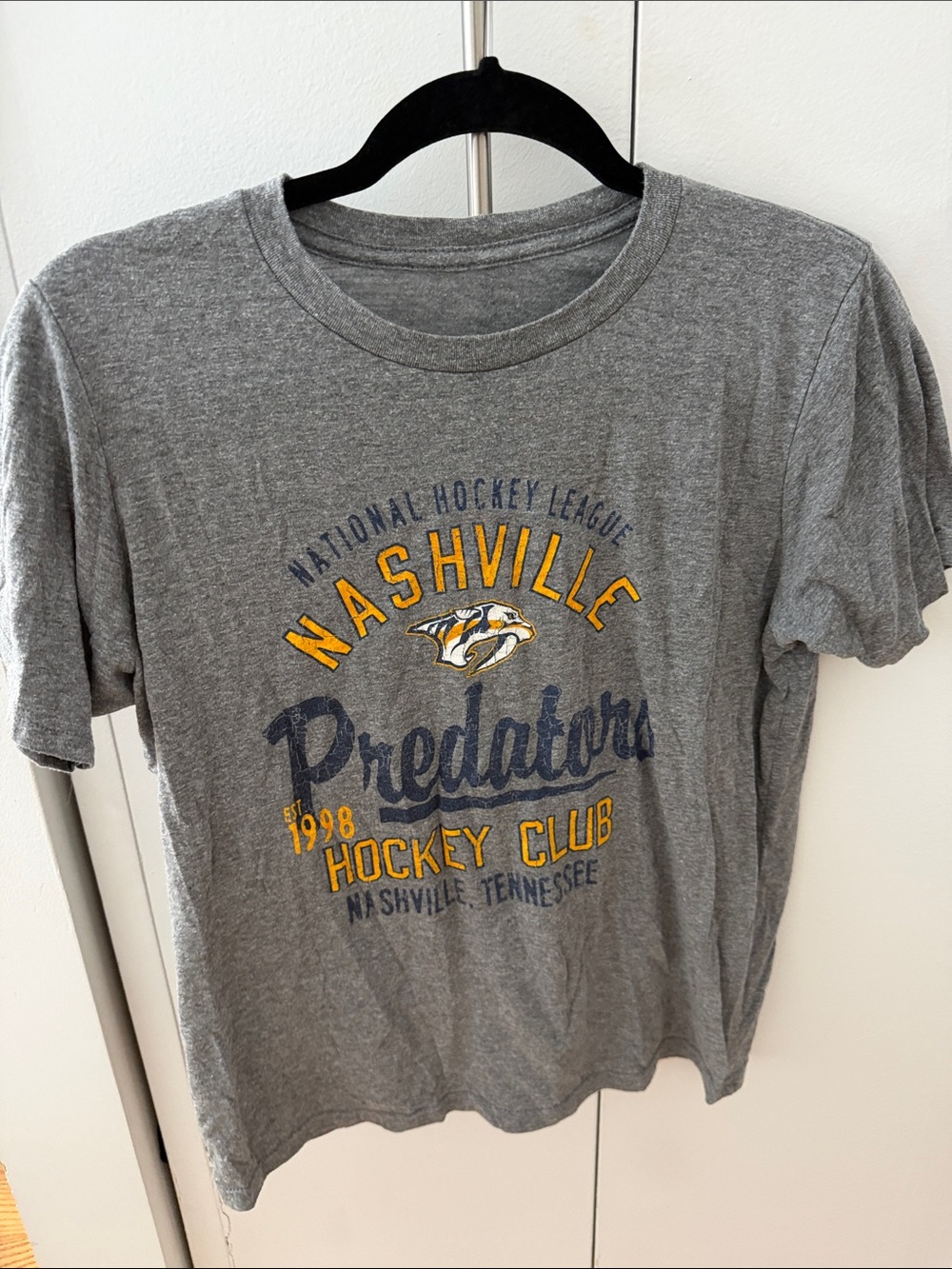 NHL Nashville Predators Gray Short Sleeve Graphic Tee